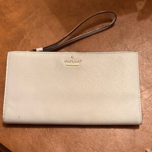 kate spade Cream Wristlet